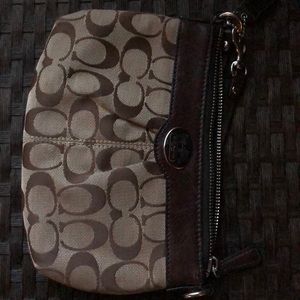 Coach wristlet - some staining